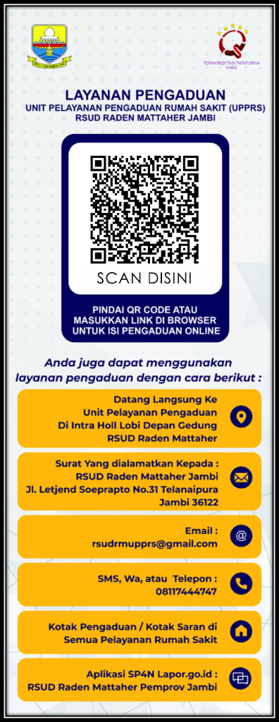 Informasi Tambahan Pengaduan