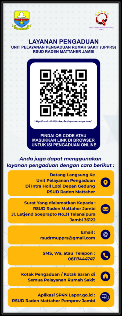 Informasi Tambahan Pengaduan